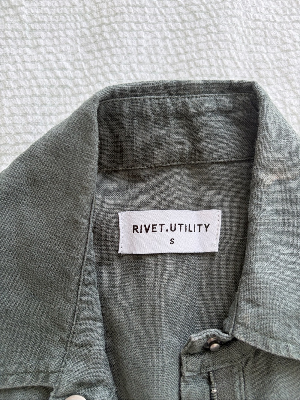 RIVET.UTILITY Olive Green Women's Jumpsuit - Small